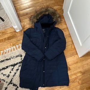 Abercrombie fur trimmed parka